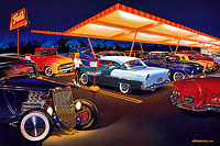 Ted's Drive-In, 33 Ford Coupe,55 Chevy BelAir